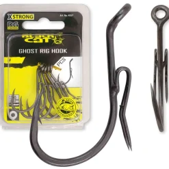 Black Cat Rhino Ghost Rig-Haken DG #5/0 Welshaken| Wallerhaken & Rigs|Spezialhaken