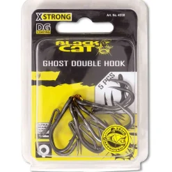 Black Cat Rhino Ghost Zwillingshaken DG #3/0 Welshaken| Wallerhaken & Rigs|Spezialhaken