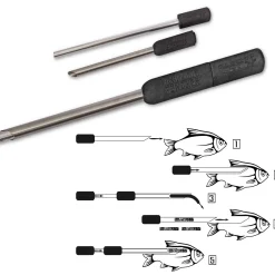 Black Cat Rhino Köderfisch-Ausstanzer 40cm| Waller Werkzeug|Wallermontage Kleinteile