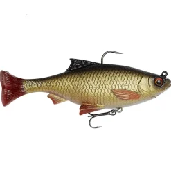 Savage Gear 3D Pulse Tail Roach 10cm 2St Gummifisch montiert| Swimbaits|Hechtköder