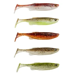 Savage Gear Fat Minnow T-Tail 13cm 20g 5pcs. Gummifisch| Gummifische