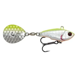 Savage Gear Fat Tail Spin 5,5cm 9g Sinking Lemon Back Flash Jig Spinner| Hecht Jerkbait|Hechtsaison