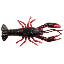 Savage Gear Ned Craw 6.5Cm 2.5G Floating Black & Red 4Pcs Gummikrebs| Zanderköder|Zander Vertikal Köder