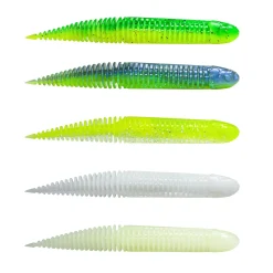 Savage Gear Ned Dragon Tail Slug 8,8cm 4g 5St. Ned-Gummifisch| Barsch Gummiköder|Gummifische