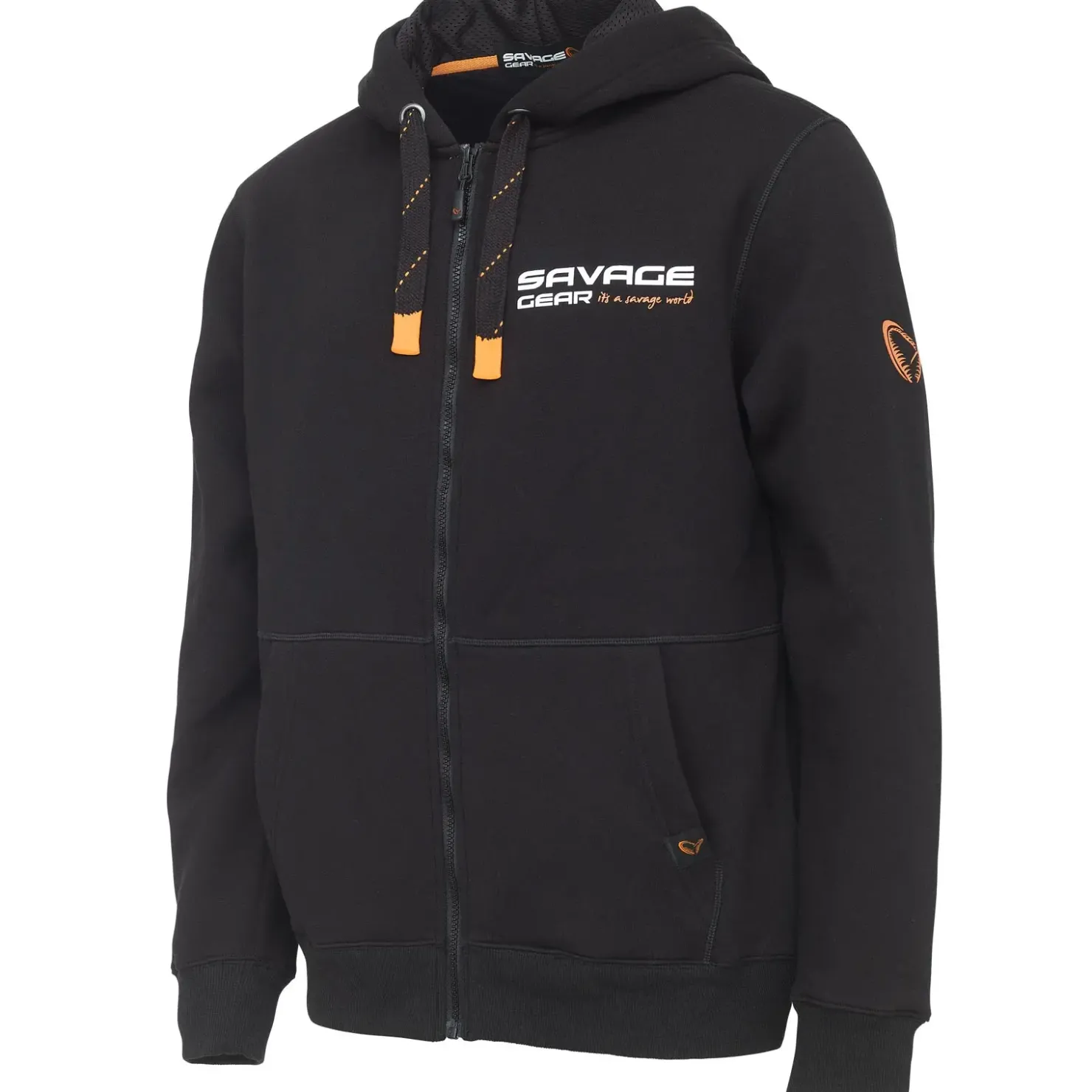 Savage Gear Urban Zip Hoodie L| Angelbekleidung