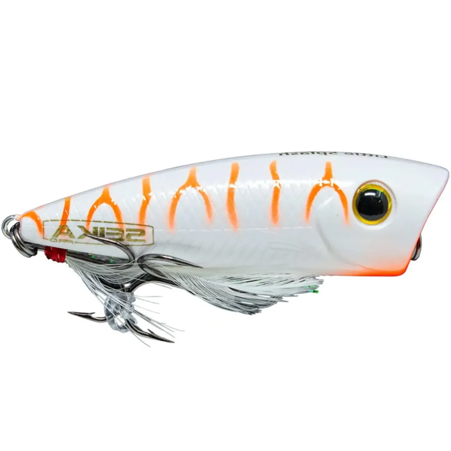 Seika Pro Little Splash 6,0cm 8,0g schwimmend Popper| Barsch Topwater-Köder|Oberflächenköder