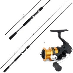 Shimano Rolle FX & Rute 2,10m 7-21g FX Forellenangeln Combo Angelset| Angelcombo Forelle|Angelcombo Allround