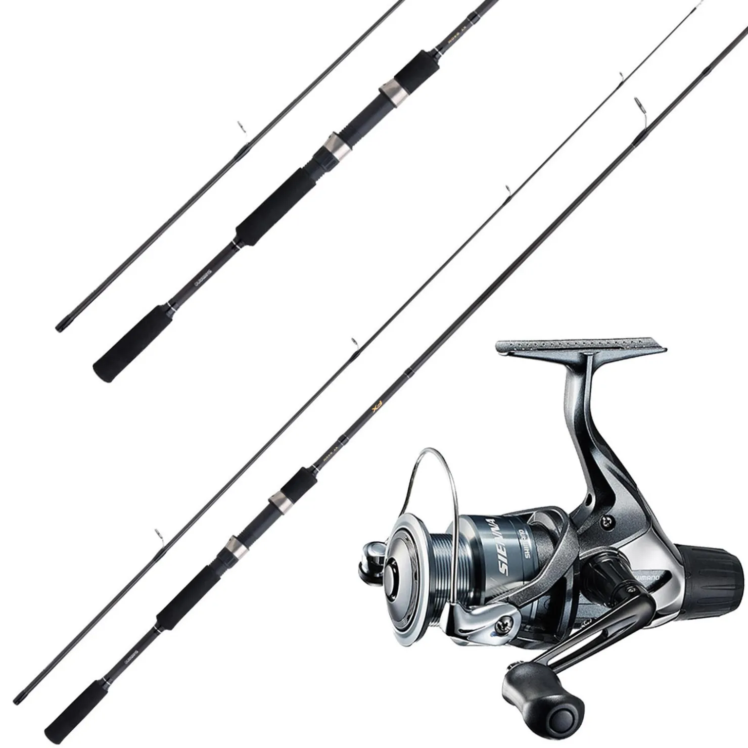 Shimano Rolle Sienna & Rute 2,10m 7-21g Forellenangeln Combo Angelset| Angelcombo Forelle|Angelcombo Allround