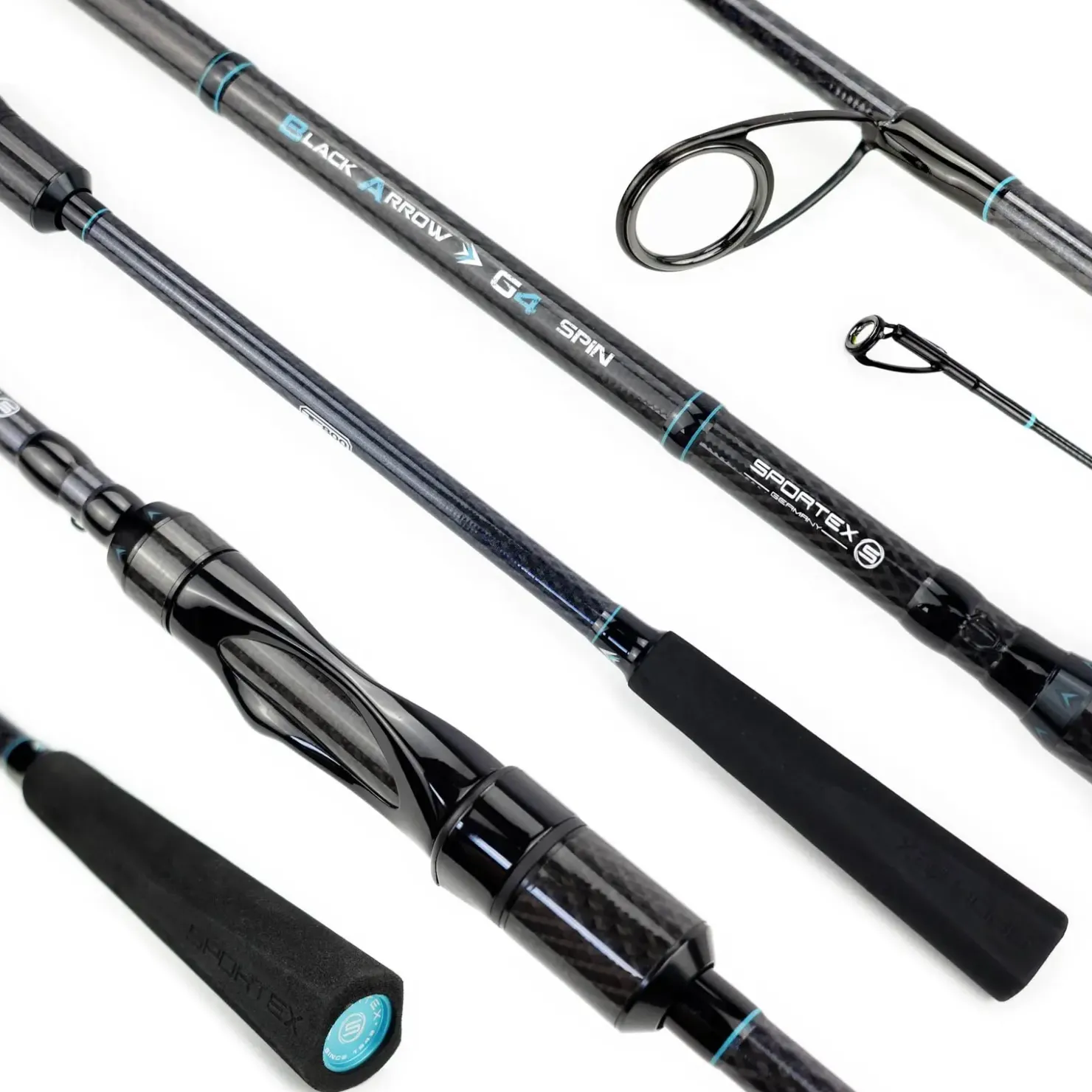 Sportex Black Arrow G4 Spin BA2211 2,10m 3-19g Spinnrute| Barschrute|Forellenrute