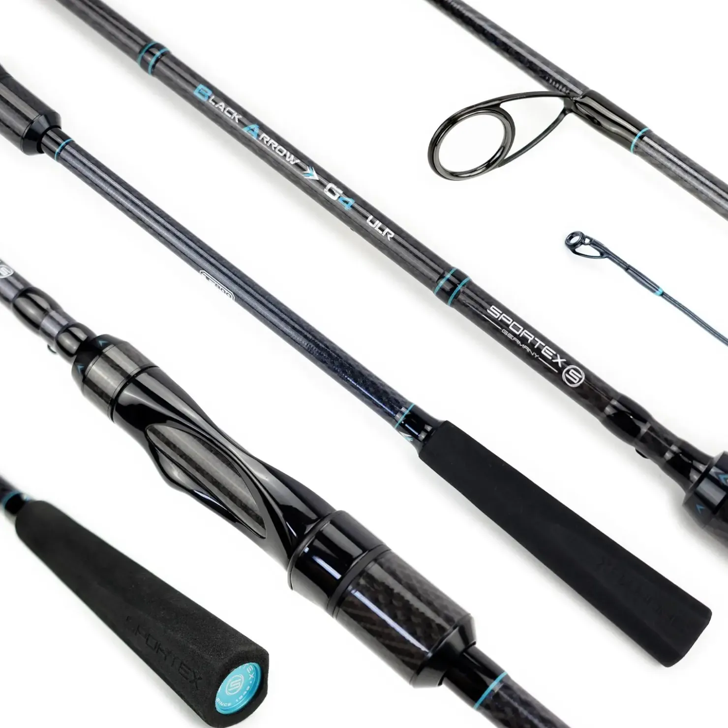 Sportex Black Arrow G4 ULR BA2800 2,70m 0,5-7g Ultralight-Spinnrute| Spinnrute|Forellenrute