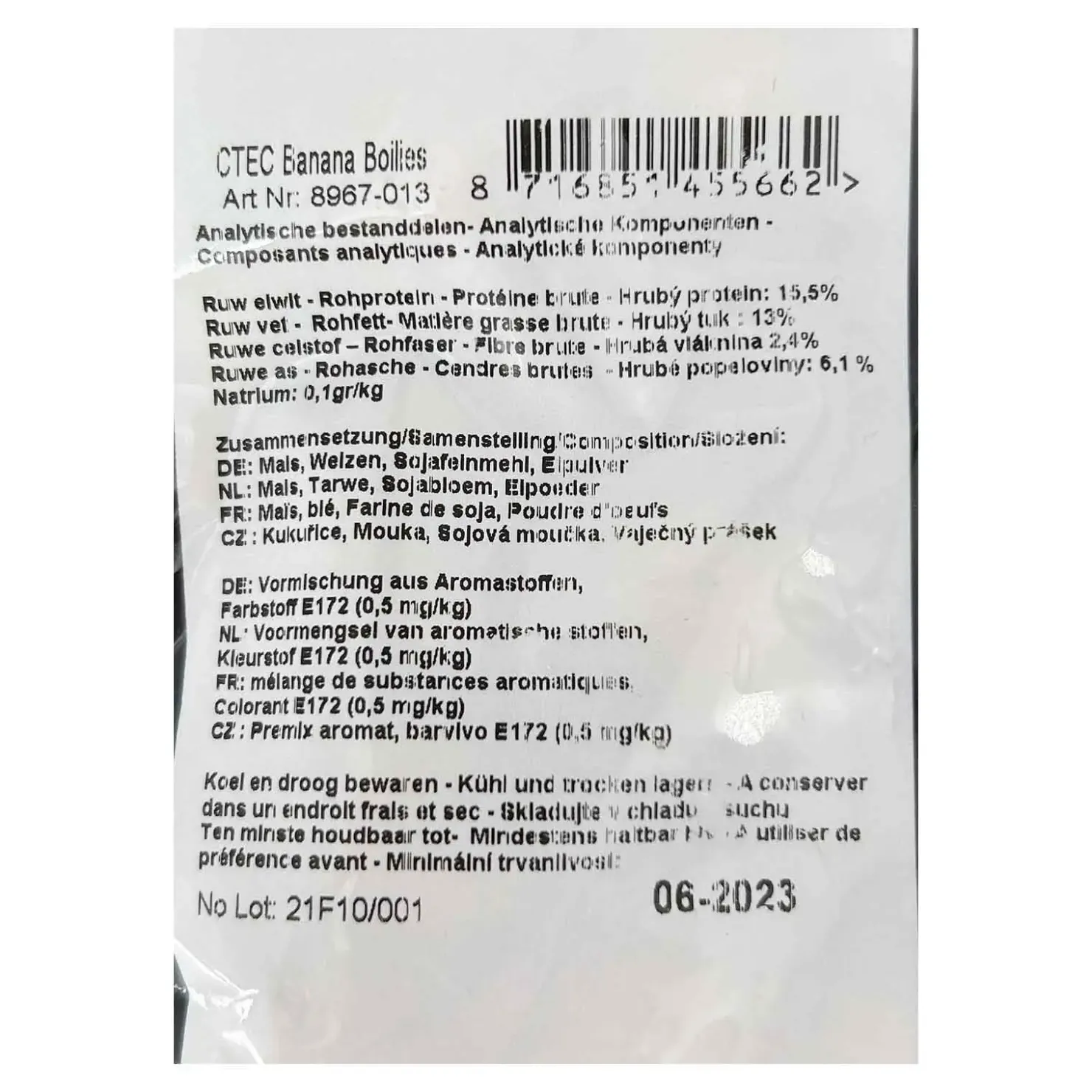 Spro C-TEC BANANA BOILIES 20mm 800G| Karpfenfutter|Boilies & Pop-Ups