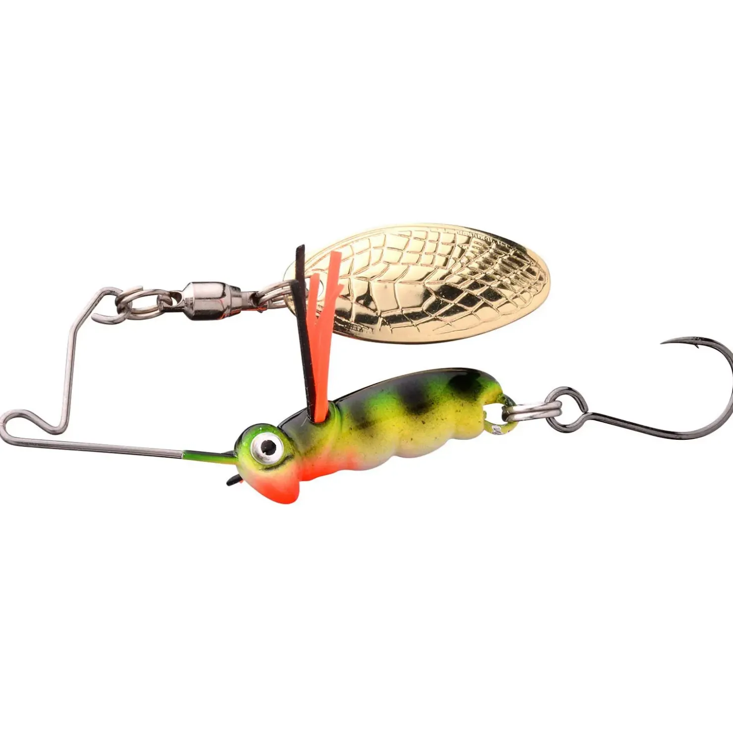 Spro Larva Spinnerbait mit Einzelhaken 3.5cm 5g| Spinner|Forellenköder