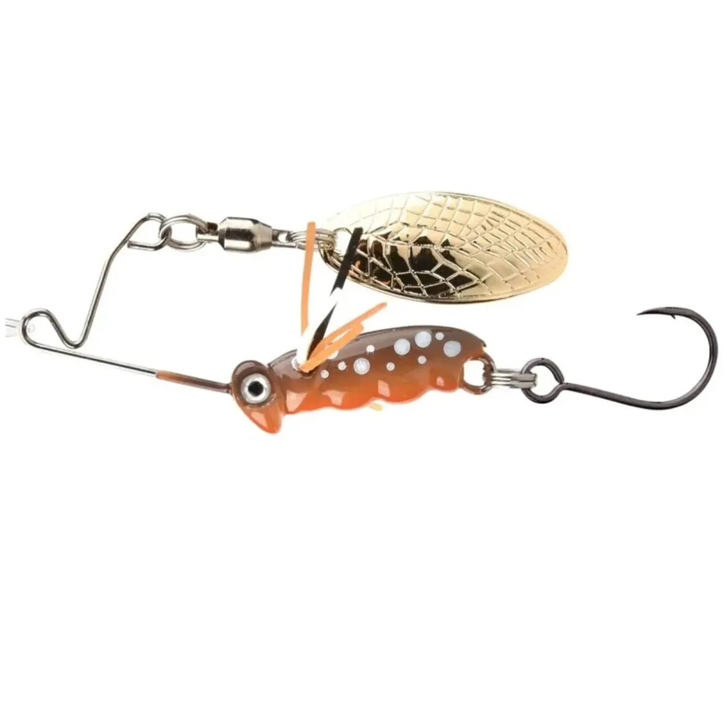 Spro Larva Spinnerbait mit Einzelhaken 3,5cm 5g| Spinner|Forellen Spinner