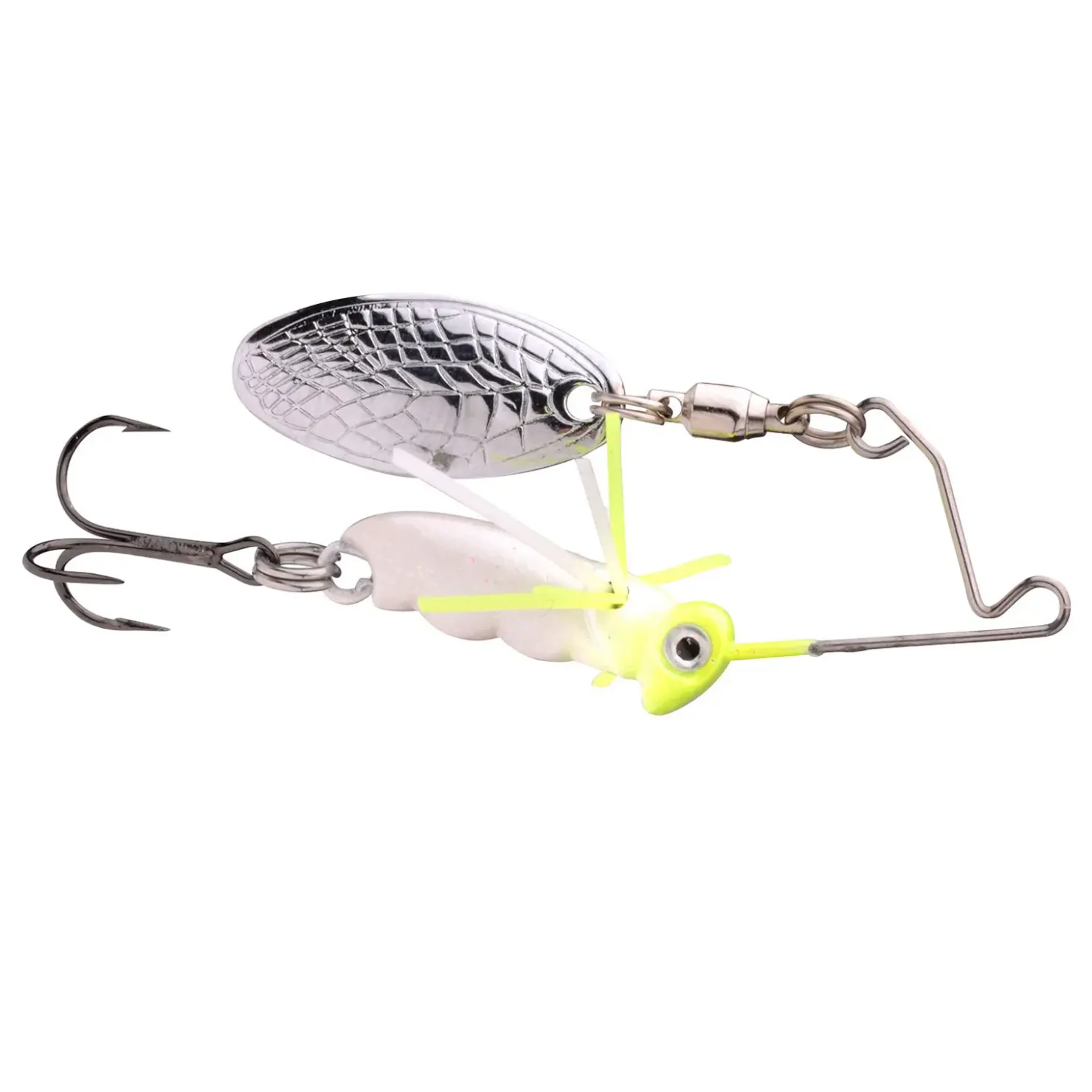 Spro Larva Spinnerbait mit Drillingshaken 3,5cm 5g| Spinner|Forellen Spinner