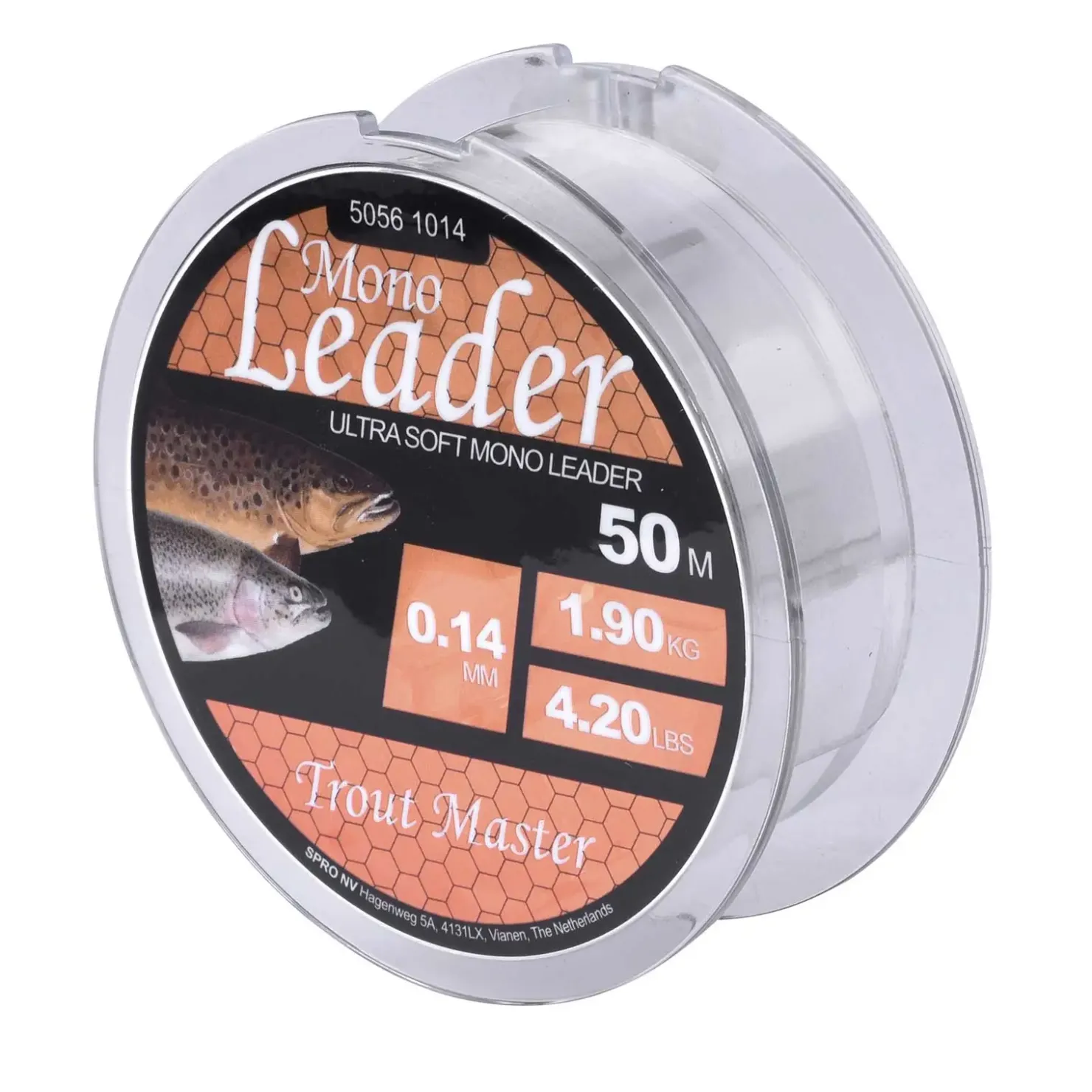 Spro Trout Master Mono Leader 0,18 mm 2,8kg 50m Forellen Vorfachschnur| Vorfachschnur