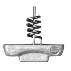 Spro Zinc Screw-In Softbait Weights 3pc.7g Gummifisch Gewichte bleifrei| Gewichte Raubfischangeln