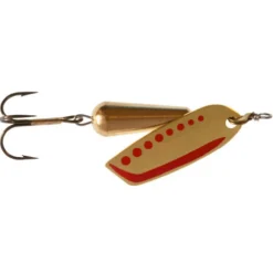 Stucki Brauen 6g 6cm Messing/Rot Spinner| Spinner|Barsch Spinner