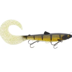 Westin Bullteez Curltail Inline 33cm 230g Sinking Gummifisch montiert| Xxl Köder. Big Baits|Gummifische