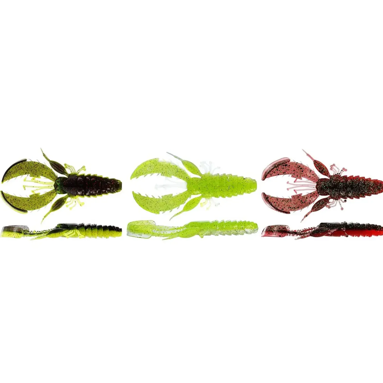 Westin Crecraw Creaturebait 8,5cm 5 Stück Gummikrebs| Drop Shot Köder|Gummikrebse