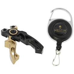 Westin Micro Line Cutter + Pin On Reel (Incl. Spare Blades) S 6,3cm Angelzange| Angelzubehör Kleinteile|Angelwerkzeug