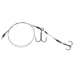 Westin Multi-Purpose Rig M #6+#8 50cm 14kg 1X7 1pcs Stahlvorfach Mit Haken| Wallerhaken & Rigs|Raubfischhaken