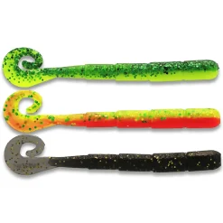 Westin Ned Worm Curltail 5cm 0,5g Floating 23 6 St. Ned-Gummiwurm| Barsch Gummiköder|Forellen Gummiköder