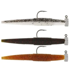 Westin Ned Worm R 'N R 7cm #2 2,5g 3Pcs Gummiwurm| Forellen Gummiköder|Drop Shot Köder