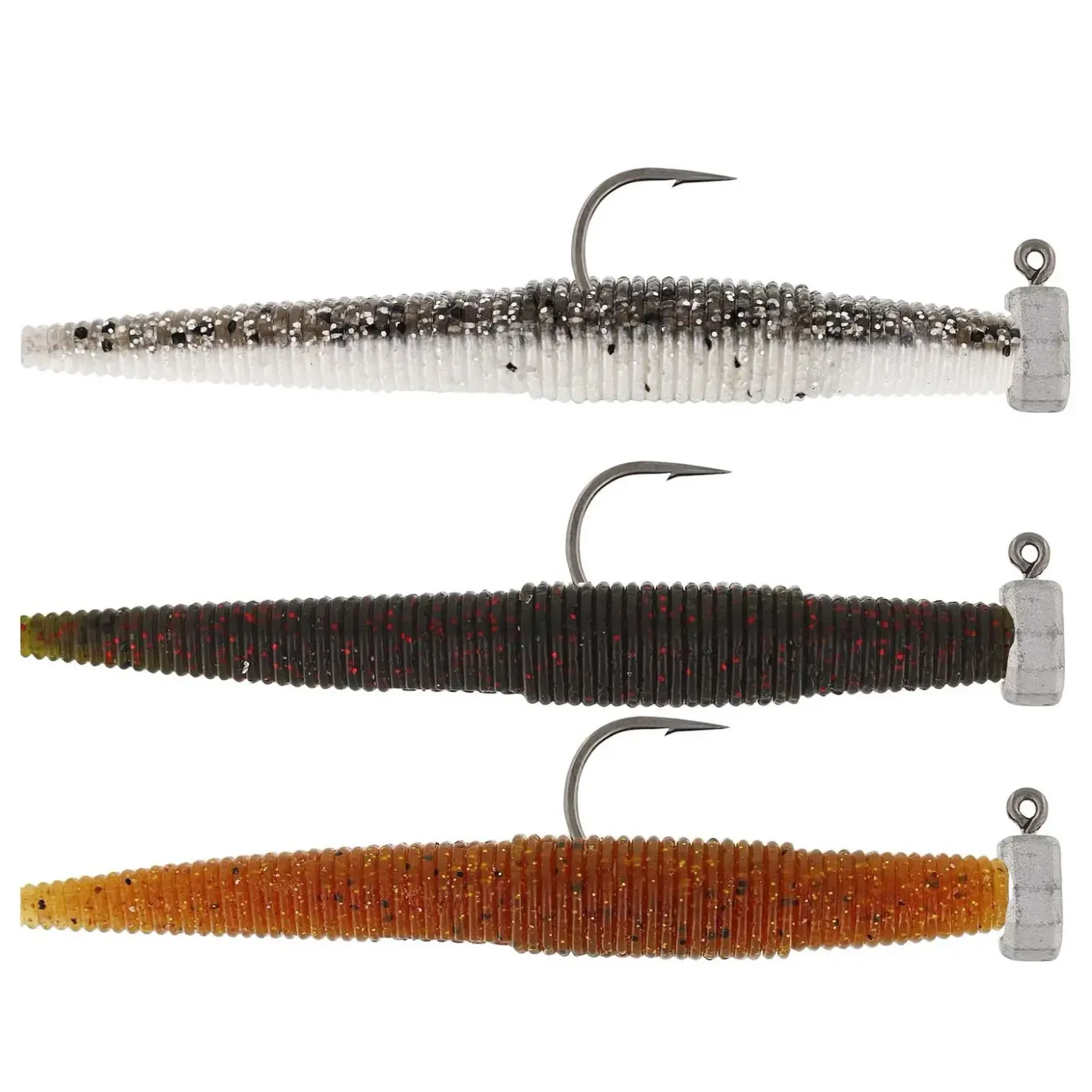 Westin Ned Worm R 'N R 7cm #2 2,5g 3Pcs Gummiwurm| Forellen Gummiköder|Drop Shot Köder