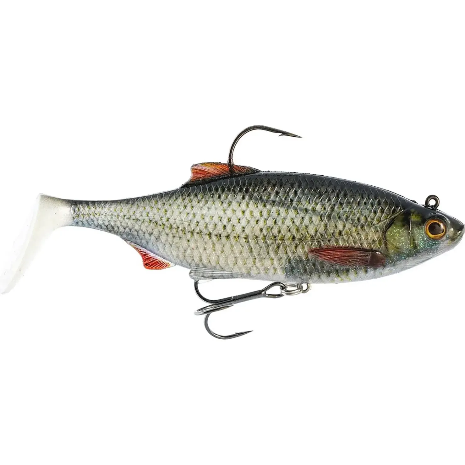 Westin Ricky The Roach Shadtail R2F 14cm 57g Sinking Gummifisch montiert| Gummifische|Zander Gummifisch