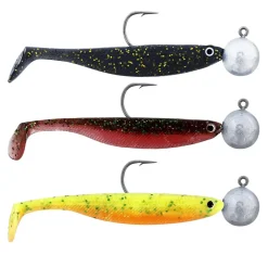 Westin Shadteez Slim R 'N R 5cm 3g #4 3pcs Gummifischset| Sets Spinnfischen|Barsch Gummiköder