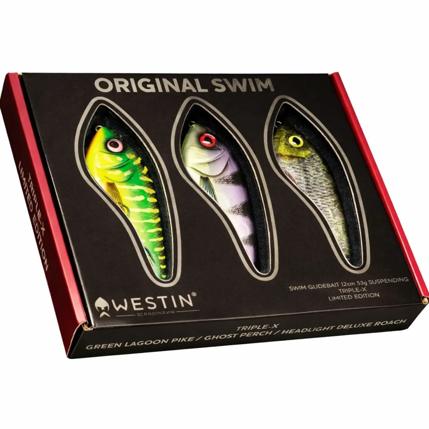 Westin Swim Glidebait 3pcs. Box 12cm 53g Suspending Limiited Edition| Jerkbait