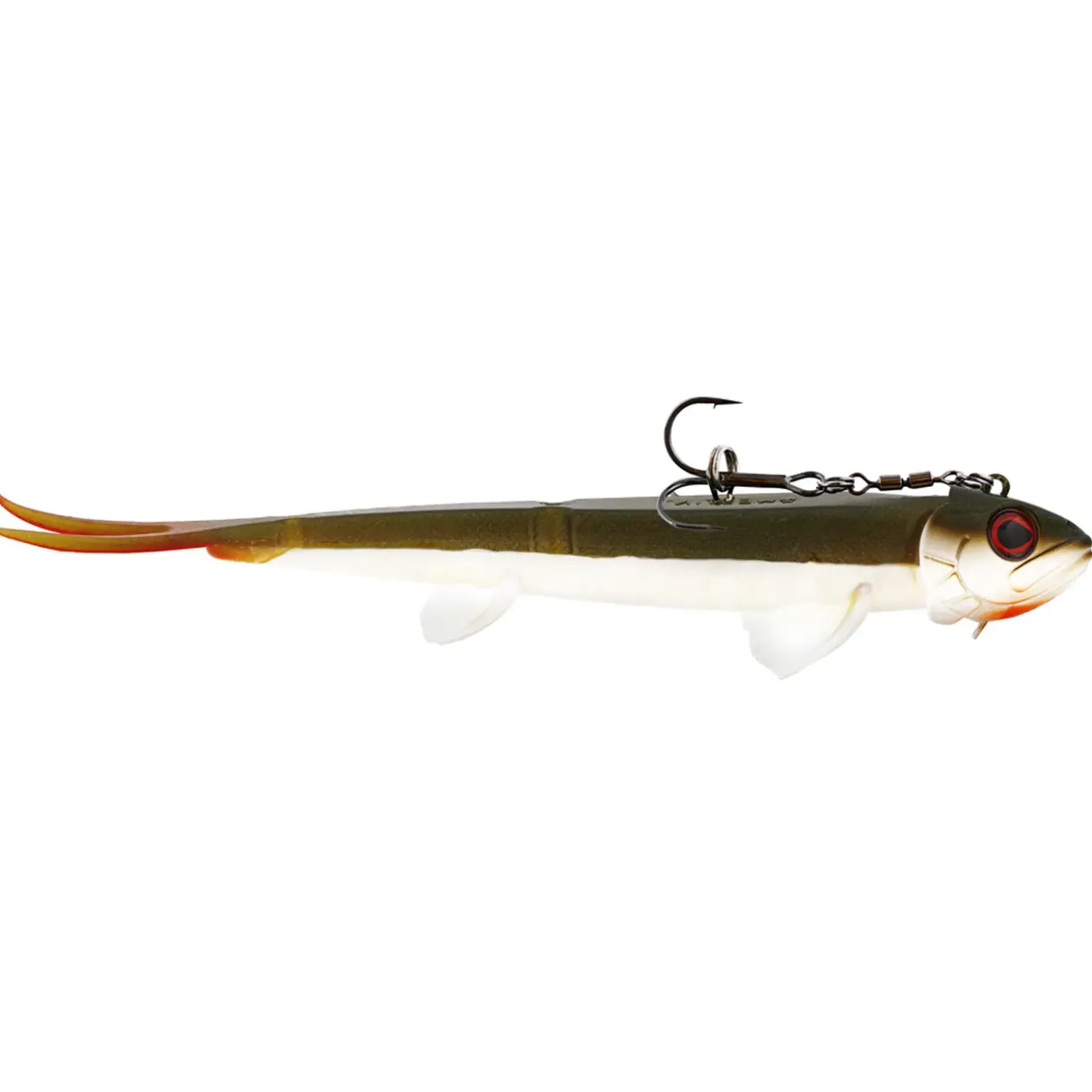 Westin Twinteez Pelagic V-Tail R'N'R 21cm 70g Vertikal-Gummifisch| Hechtköder|Hecht Gummifisch