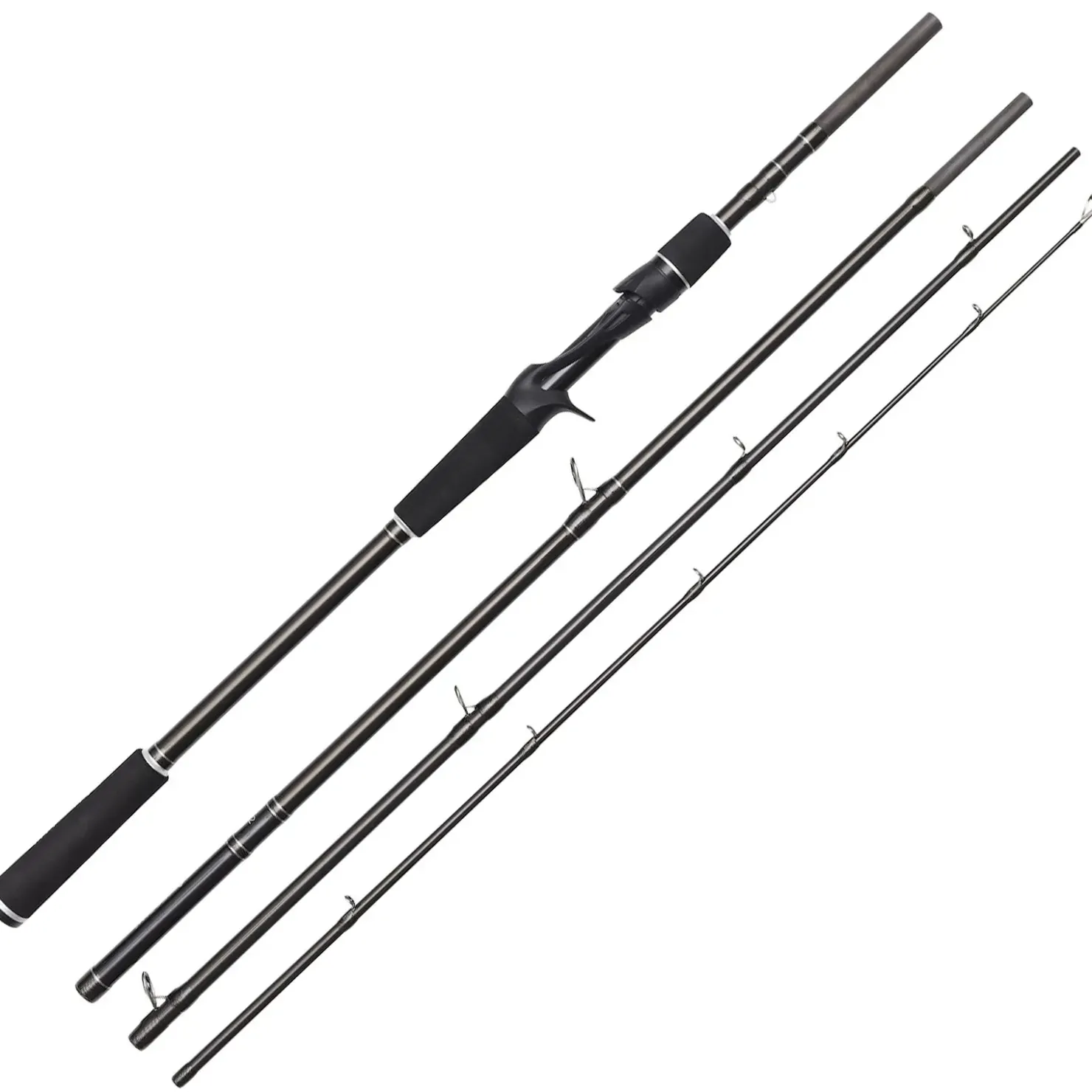 Westin W2 Powerstrike-T Travel 2,40m XH 60-140g 4Sec Reise-Baitcastrute| Hechtrute|Hechtruten