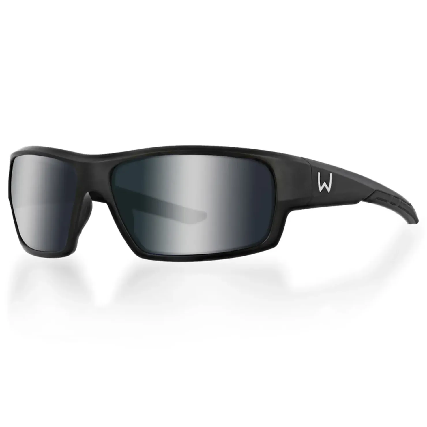 Westin W6 Sport 10 Matte Black/Silver Polarisationsbrille| Anglerbrillen