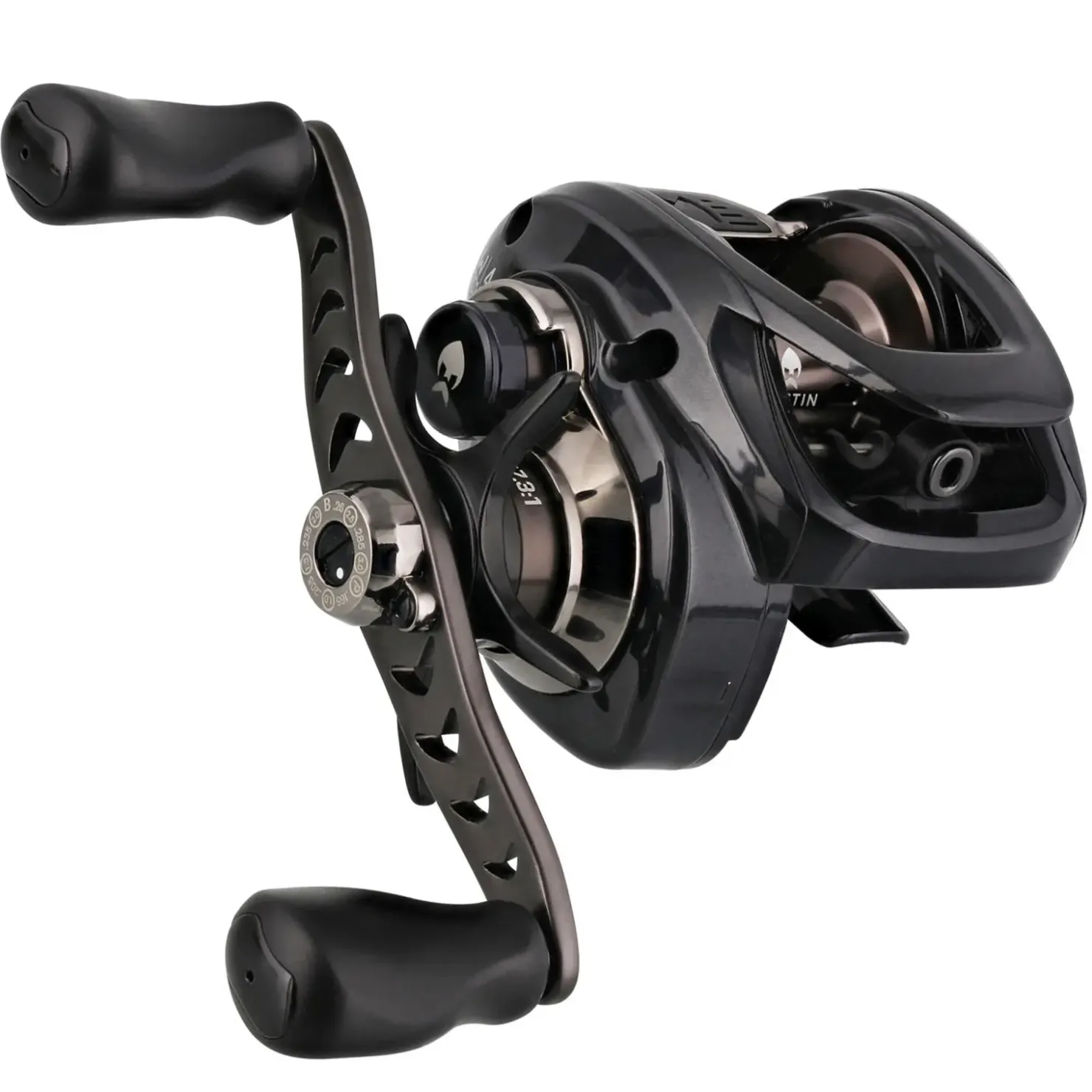 Westin W4-BC50 HSG LH Metallic Trooper Baitcastrolle| Barschrolle|Forellenrolle