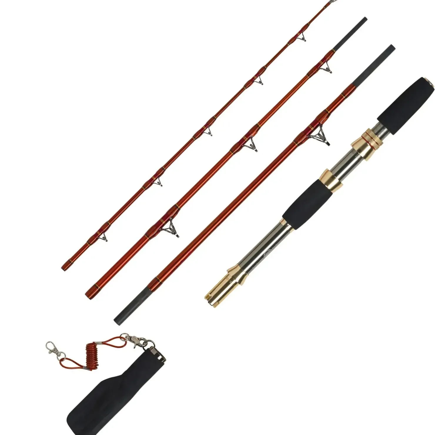 WFT 68 North LTC 2,10m 50lbs 4 Teile Meeresrute Reiserute| Heilbuttruten|Dorschruten