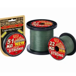 WFT KG Strong Green 32Kg 0,22 Geflochtene Angelschnur Meterware| Geflochtene Angelschnur|Angelschnur Meterware