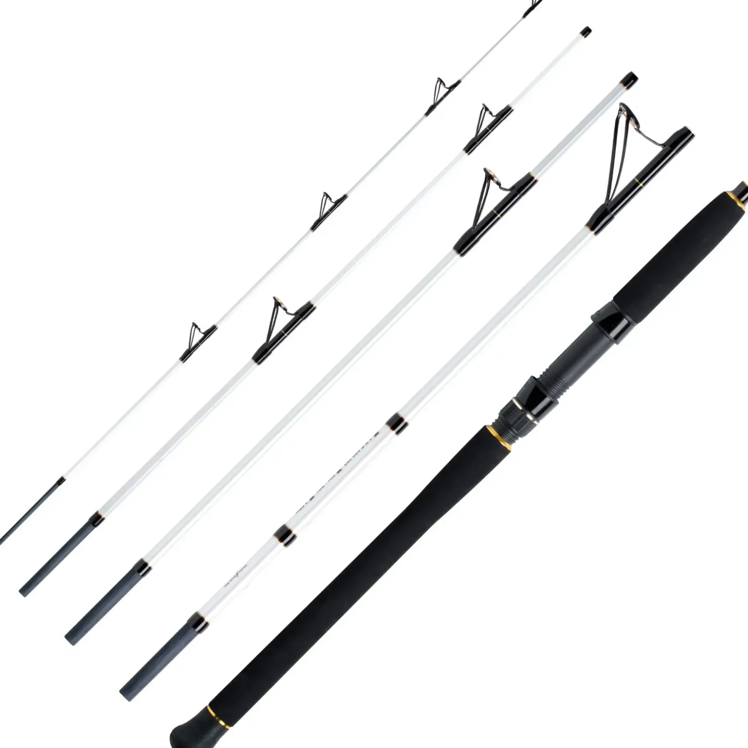 WFT Köhler Jigger Salzmeister 2,65m 25-120g Reiserute 5-Teilig| Norwegen Angelruten|Bootsruten