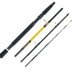 WFT Never Crack Fjordspin Travel 4 Teile 2,10m 100-400g Reiserute| Steckruten