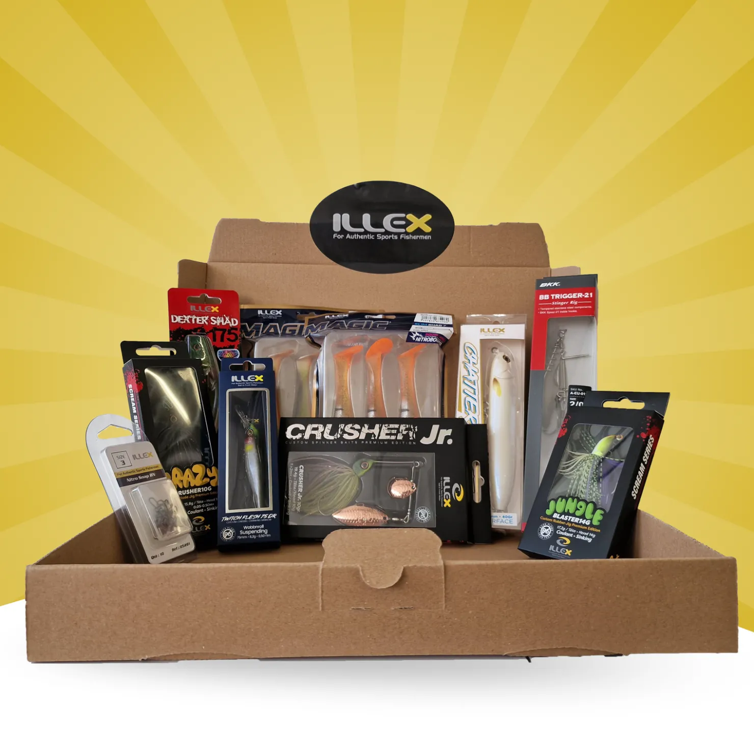 Illex XXL Hecht Köder-Bundle| Angelcombo Raubfisch