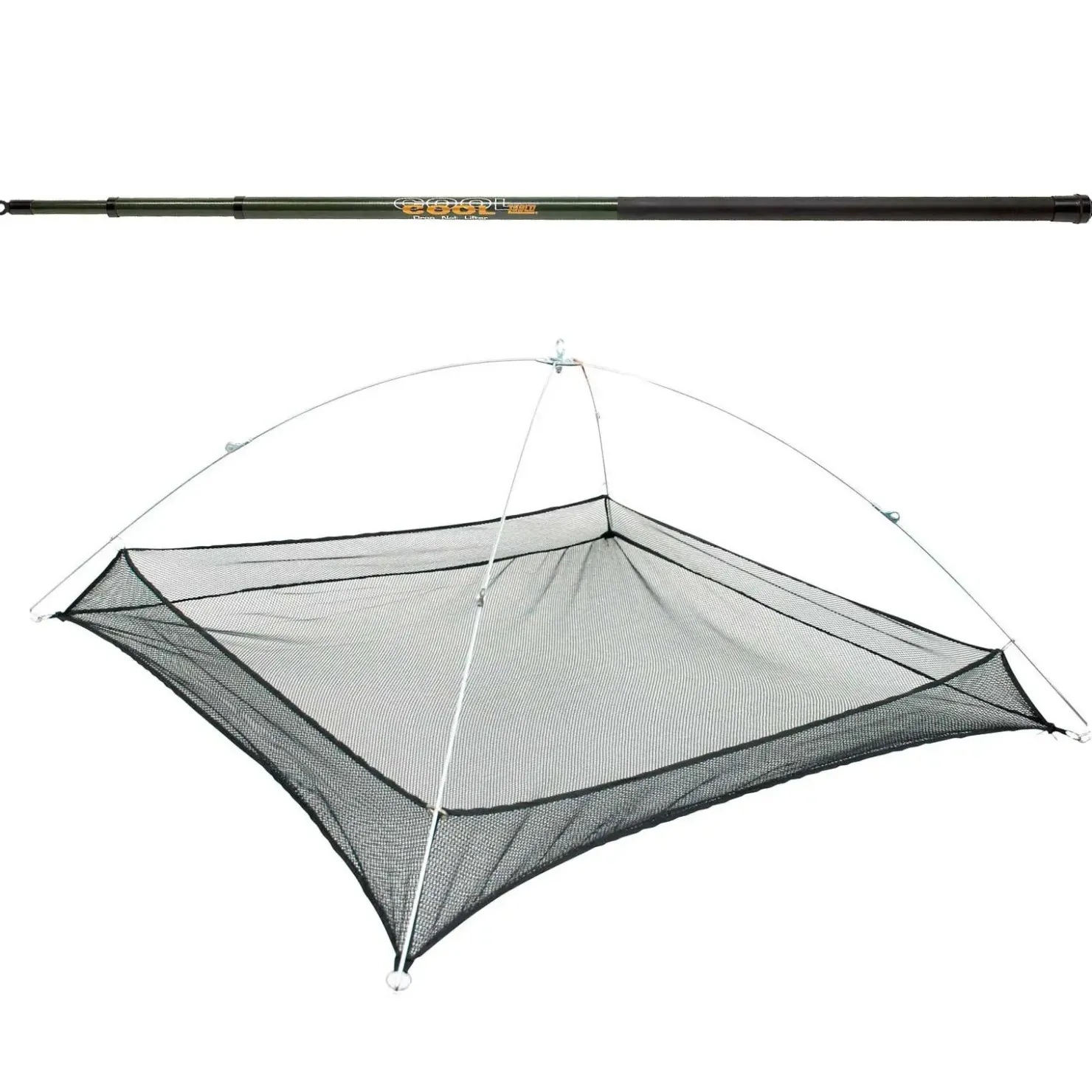 Zebco Deluxe Köderfischsenke mit Teleskop Senkstab Set| Sets Spinnfischen|Set Kunstköder & Zubehör