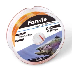 Zebco Trophy Forelle 0,20mm 300m TOP Angelschnur| Spezial Angelschnur|Monofile Angelschnur