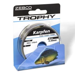 Zebco Trophy Karpfen 0,30mm 300m TOP Angelschnur| Karpfen Schnur|Friedfischschnur
