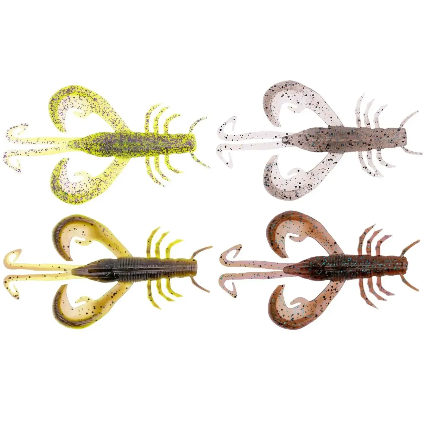 Zeck Fishing Zeck BA Edward 6,0cm 4pcs Creature Bait Gummiköder| Hechtköder|Barsch Gummiköder