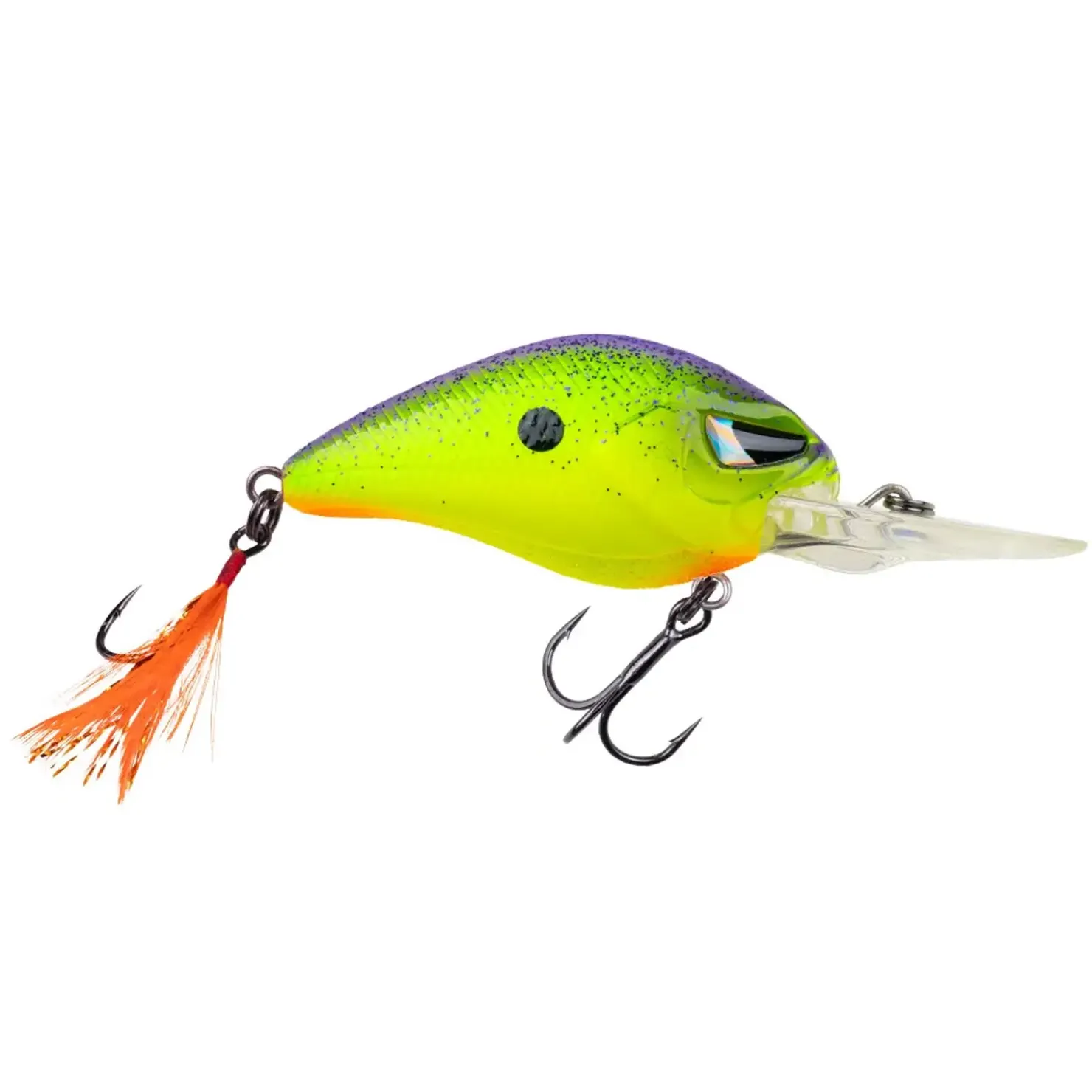 Zeck Fishing Zeck Barsch Alarm Danny 4,5cm 0.5m F Purple Chartreuse Wobbler| Forellen Wobbler|Wobbler