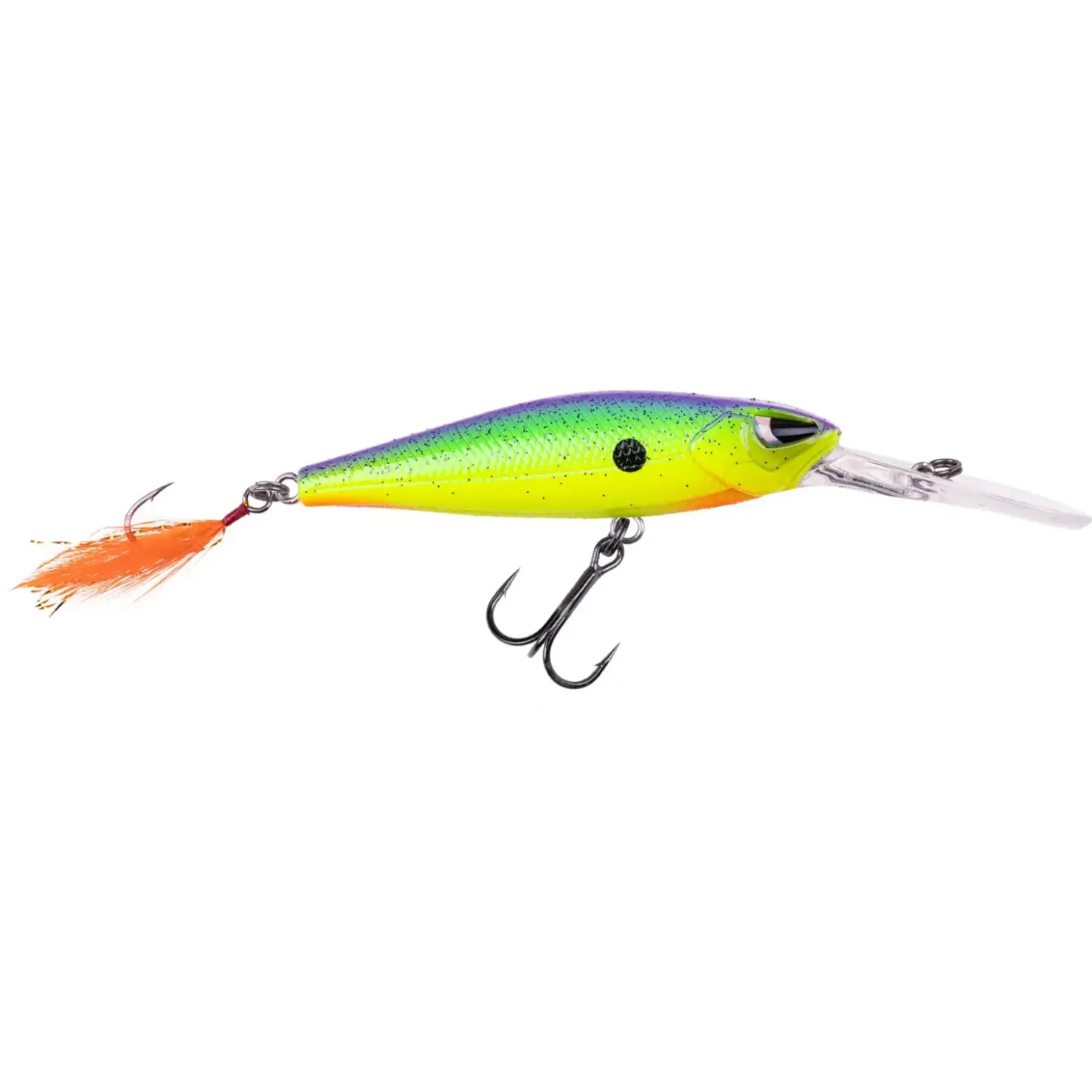 Zeck Fishing Zeck Barsch Alarm Hitch 7,5cm 0,8m SU Purple Chartreuse Wobbler| Barsch Wobbler|Wobbler