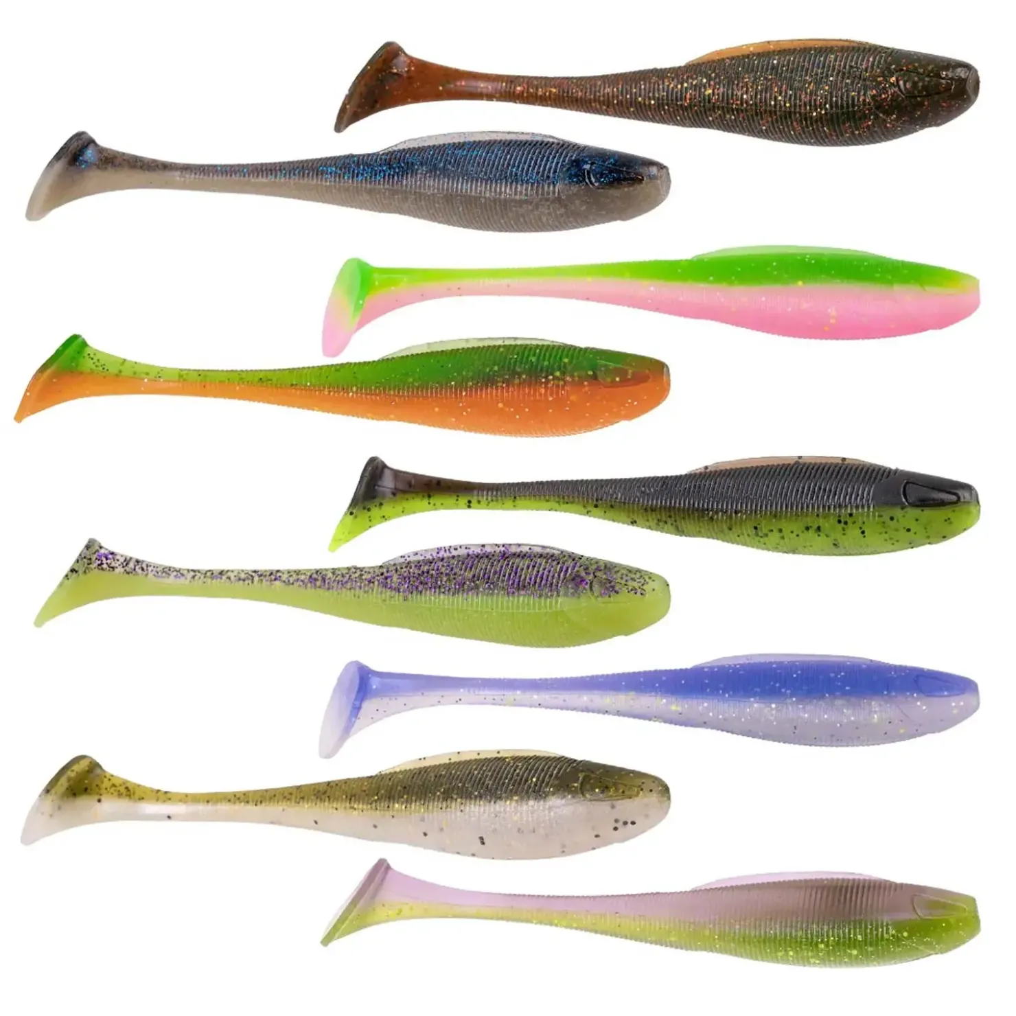 Zeck Fishing Zeck Barsch Alarm Sexy Swimmer 8cm Gummifsch| Barsch Blinker|Forellenköder