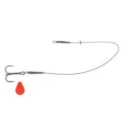 Zeck Fishing Zeck Dead Bait Treble #4 Rig gebundenes Vorfach| Stahlvorfach Mit Haken