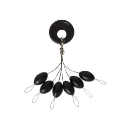 Zeck Fishing Zeck Main Line Stop 6 Stück Gummistopper| Wallermontage Kleinteile|Wallerposen