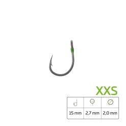 Zeck Fishing Zeck Mr. Waller Hook XXS 4 pcs Welshaken| Wallerhaken & Rigs|Welshaken